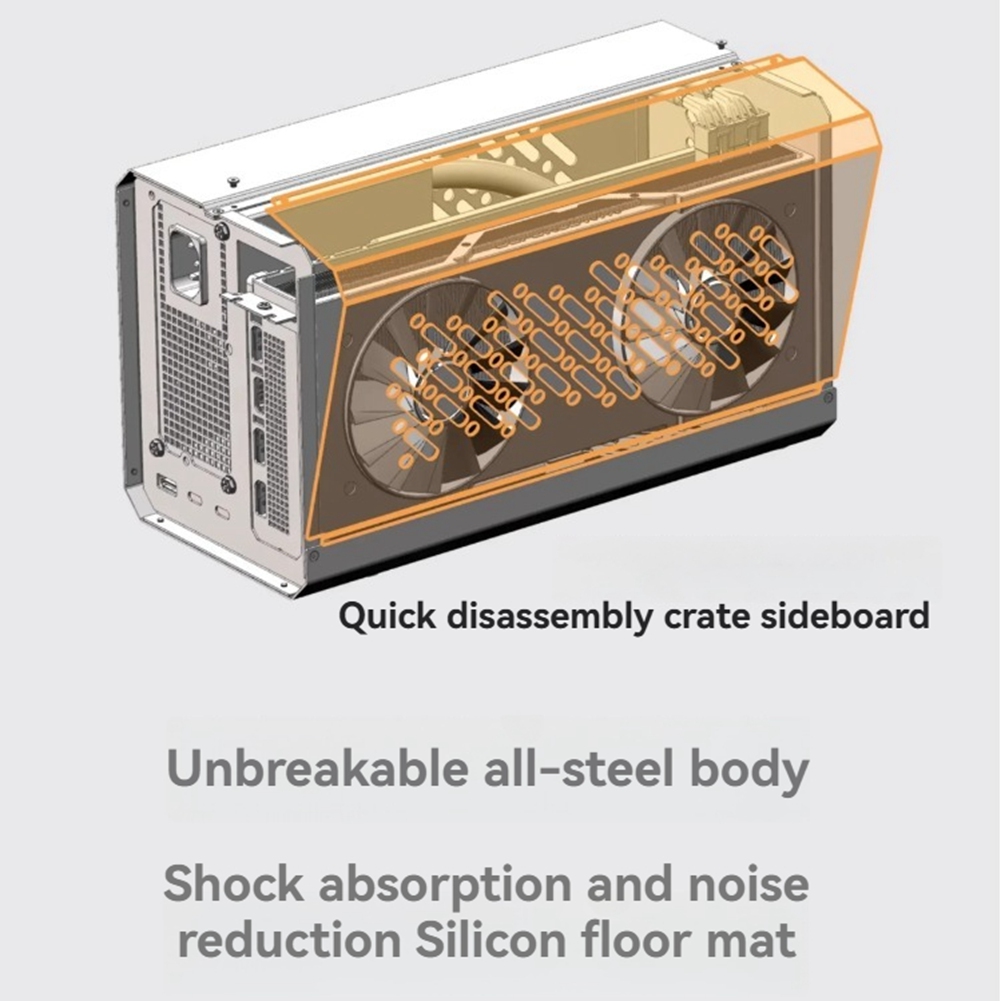 M05K Frame Case Chassis for TH - External Gpu Dock Pcie 4.0 Oculink ulasan dan harga