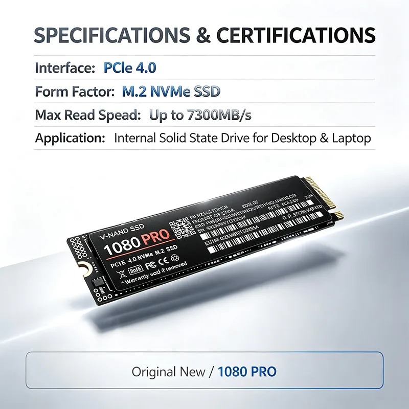 Original 1080PRO SSD M.2 NVMe  - M.2 Nvme 4Tb Pcie 4.0 Ssd ulasan dan harga