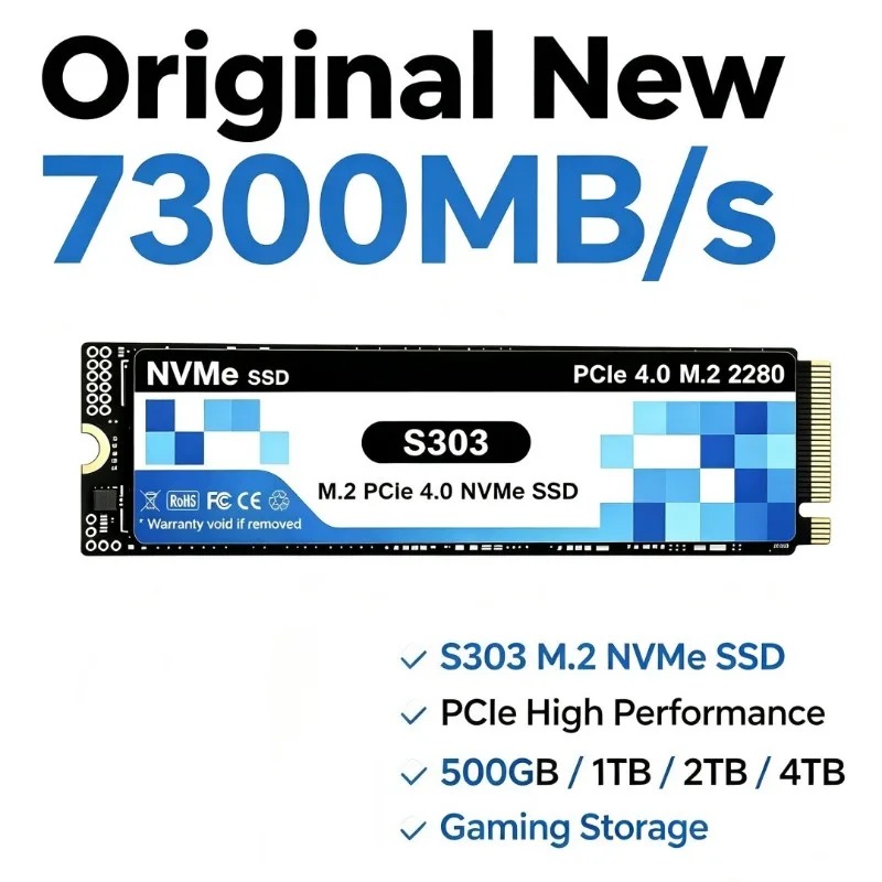 S303 500GB-4TB Gaming Internal - M.2 Nvme 4Tb Pcie 4.0 Ssd ulasan dan harga