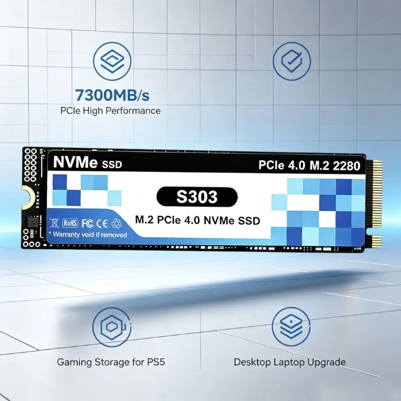 S303 500GB-4TB Gaming Internal - M.2 Nvme 4Tb Pcie 4.0 Ssd ulasan dan harga