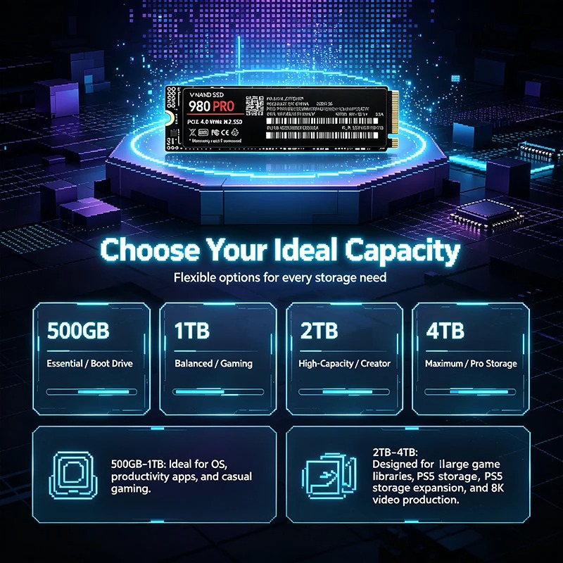 980 PRO High-Speed PCIe 4.0 x4 - M.2 Nvme 4Tb Pcie 4.0 Ssd ulasan dan harga
